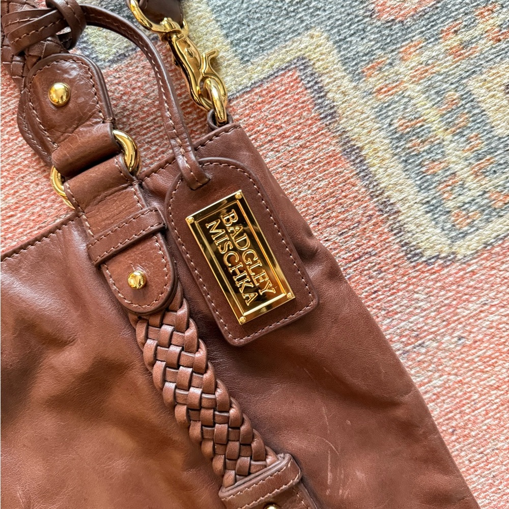 Badgley Mischka Leather Bag - Picture 3 of 5